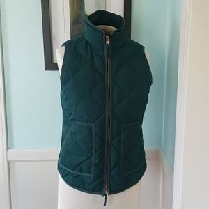 J.CREW QUILTED DOWN VEST